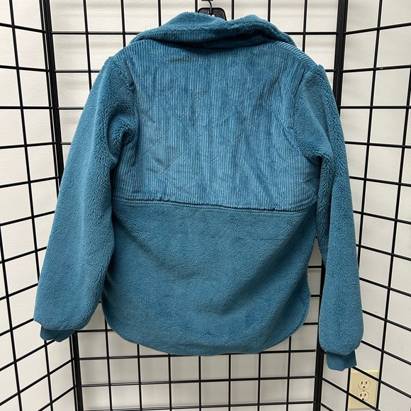 NEW Passenger Awaken Recycled Deep-Pile Sherpa Fleece in Washed Blue, size XS. - Picture 5 of 5